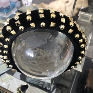 Studs velvet headband